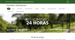 Desktop Screenshot of gethsemani.org.br